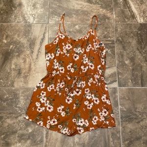 Forever 21 Flower Romper Size Large Brand new with Tags